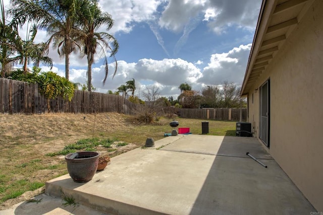 view of patio / terrace featuring cooling unit