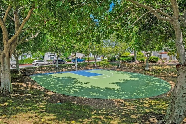 view of sport court