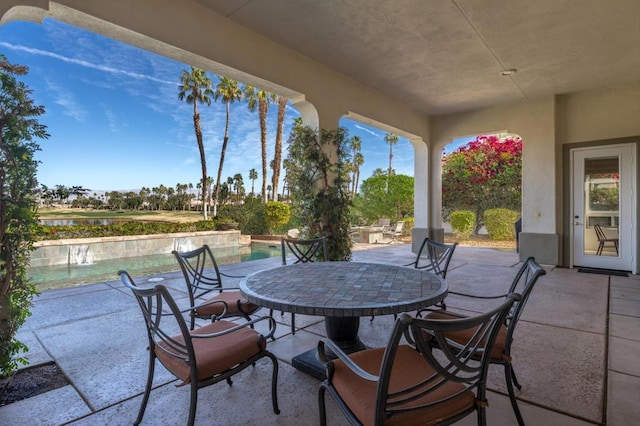 view of patio