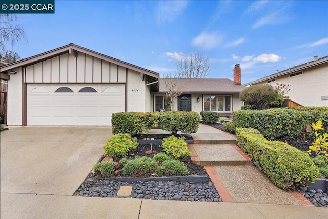 ranch-style house with a garage