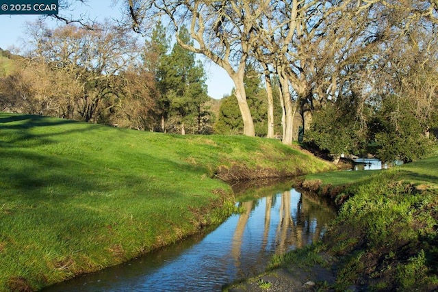 property view of water