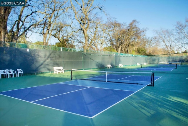 view of sport court