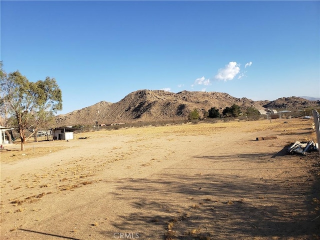 view of mountain feature