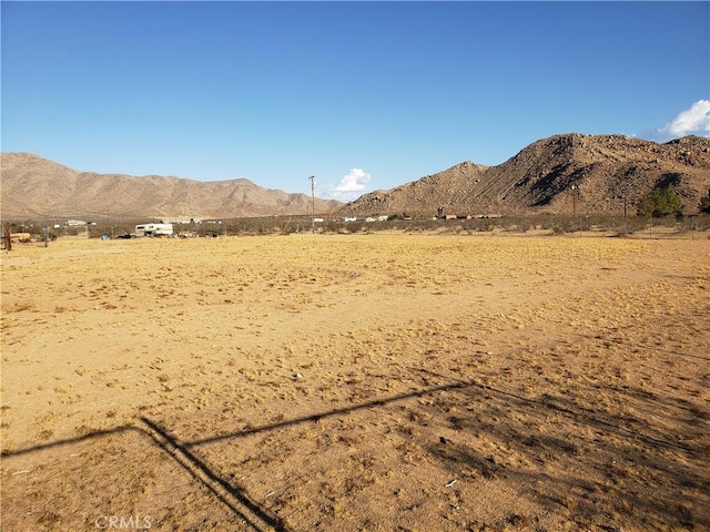view of mountain feature