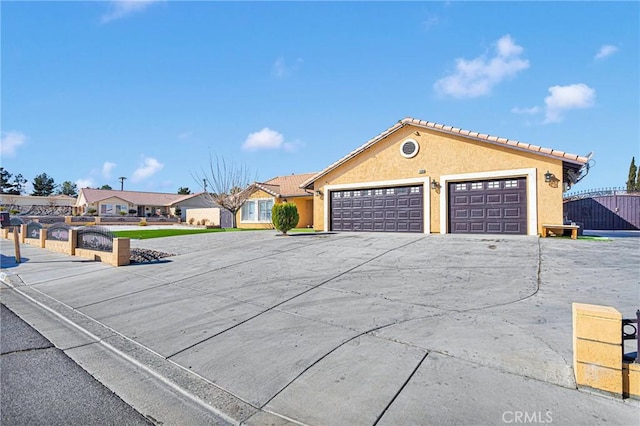 ranch-style house with a garage