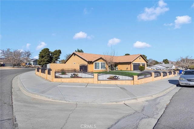 view of ranch-style home