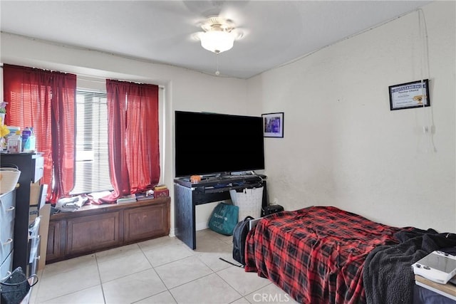 view of tiled bedroom