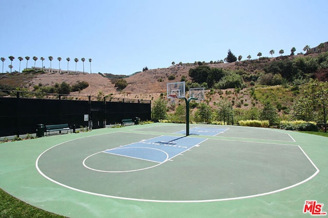 view of sport court