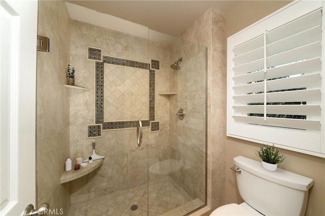 12999 Caminito Pointe Del Mar, Del Mar, CA 92014 - bathroom with toilet and a stall shower