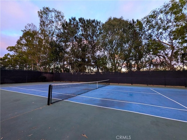 view of tennis court