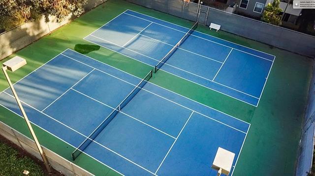 view of tennis court