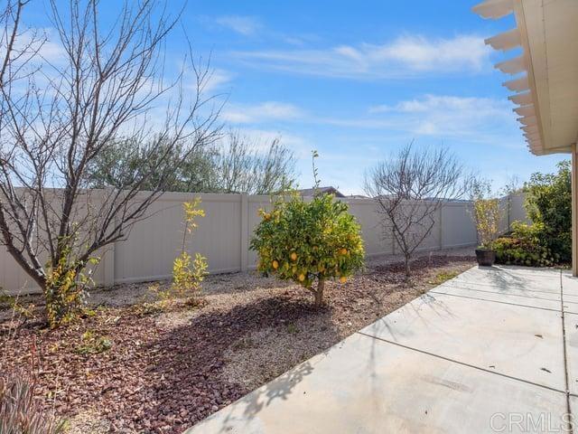 view of yard featuring a patio