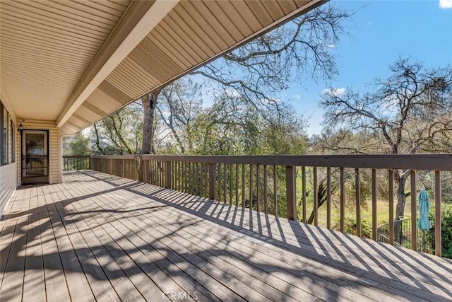 view of deck