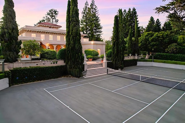 view of sport court