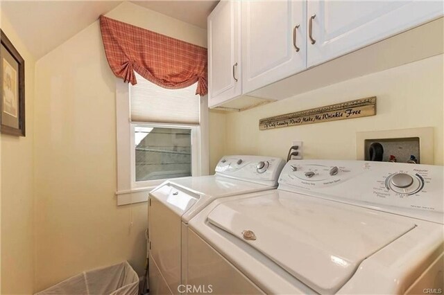 855 Lake Dr, Lake Arrowhead, CA 92352 - washroom with washing machine and clothes dryer and cabinet space