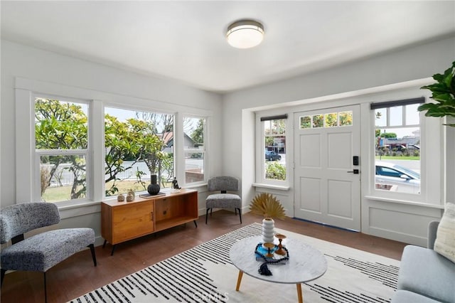 sunroom / solarium with a healthy amount of sunlight