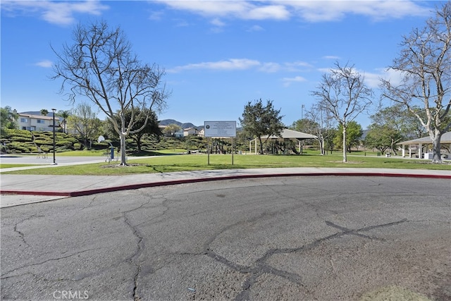 view of street featuring sidewalks