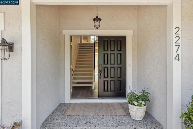 view of entrance to property