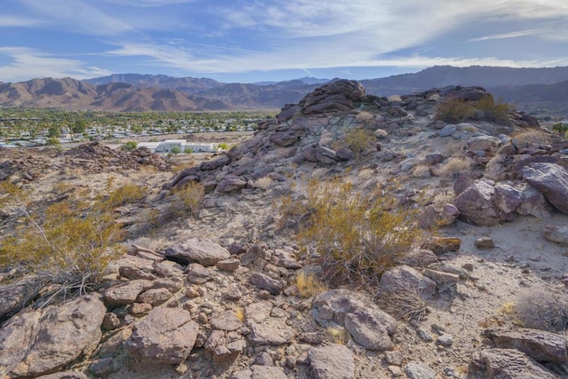 view of mountain feature