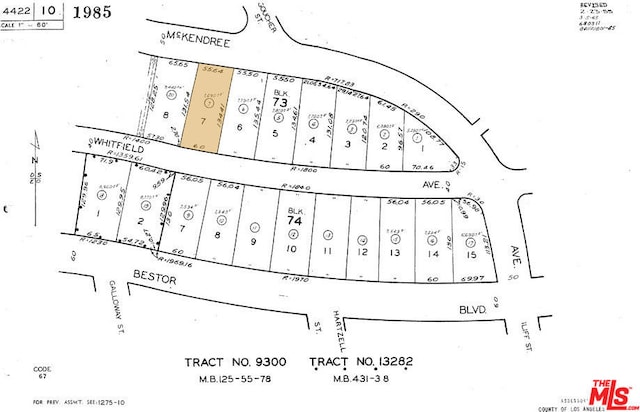 14800 Mc Kendree Ave, Pacific Palisades CA, 90272 land for sale