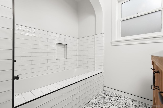 bathroom featuring tile patterned floors