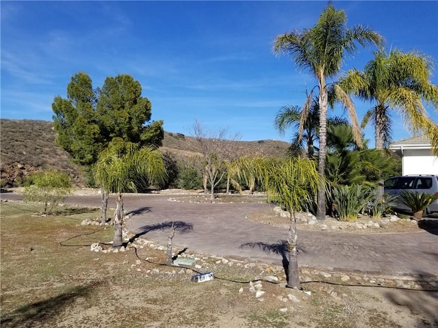 view of landscape with a mountain view