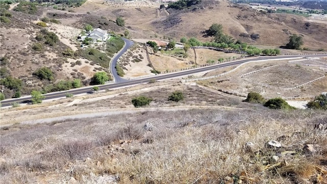 aerial view featuring a rural view