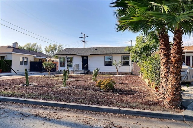 view of ranch-style house