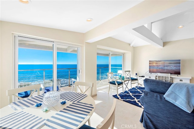 1051 Gaviota Dr, Laguna Beach, CA 92651 - dining area with recessed lighting