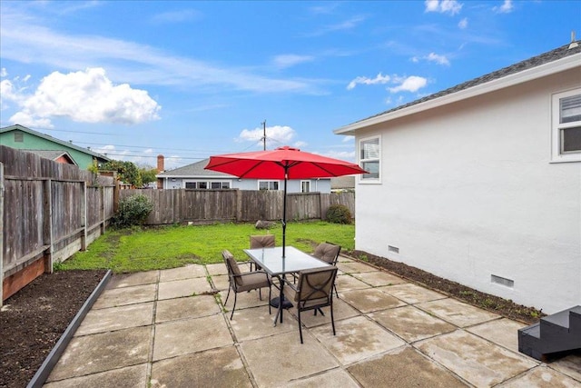 view of patio