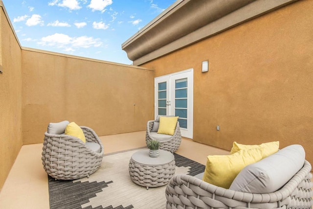 view of patio / terrace with french doors