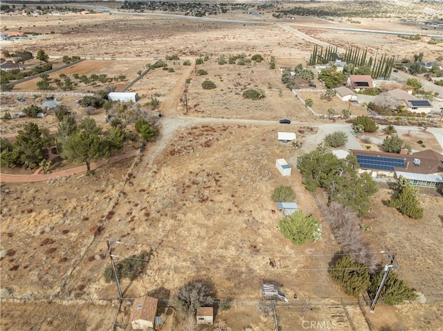 drone / aerial view featuring a rural view