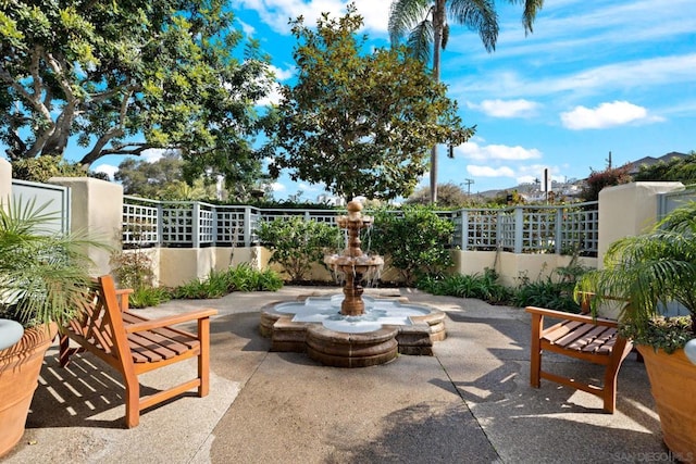 view of patio