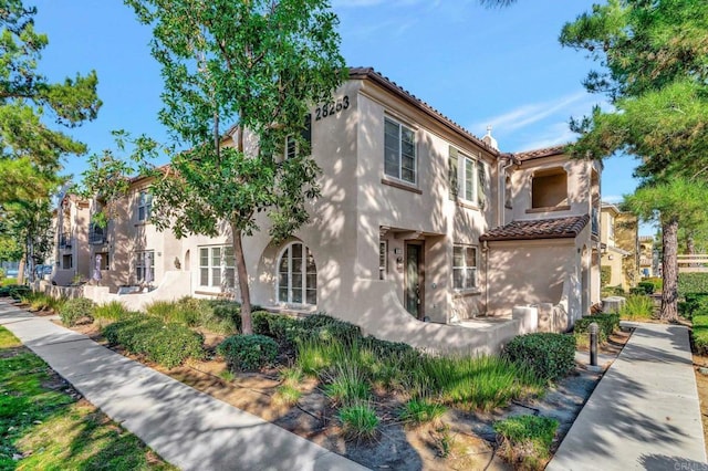 view of mediterranean / spanish house