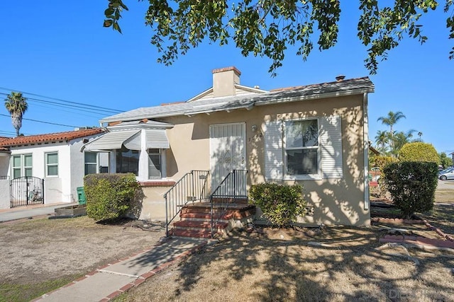 view of rear view of property