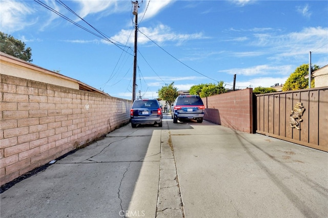 view of street