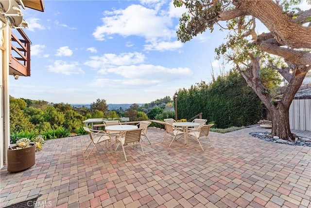 view of patio