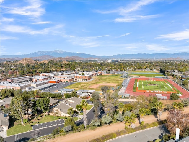 2572 Sunset Dr, Riverside, CA 92506 - aerial view featuring a mountain view