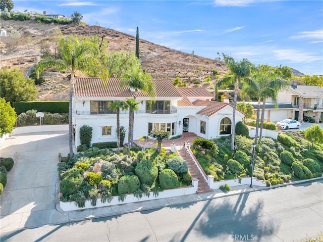2572 Sunset Dr, Riverside, CA 92506 - view of front facade with a mountain view
