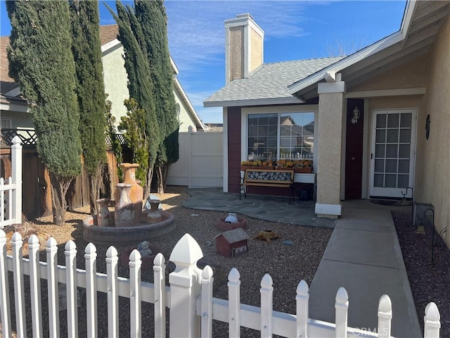 exterior space with a patio area