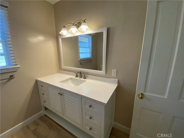1605 S Atlantic Blvd, Alhambra, CA 91803 - bathroom featuring plenty of natural light, vanity, and baseboards