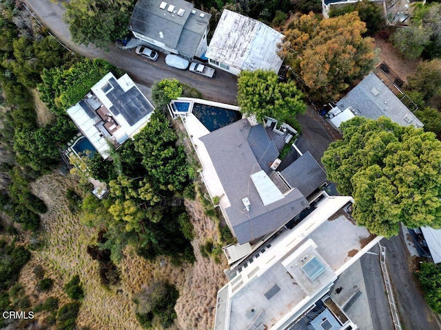 8326 Grand View Dr, Los Angeles, CA 90046 - bird's eye view