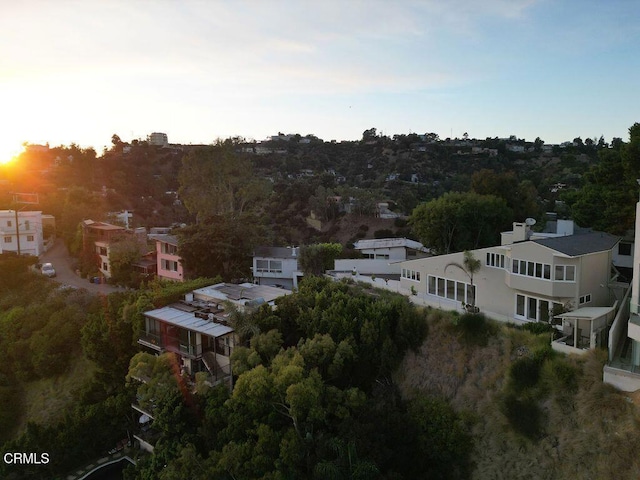 8326 Grand View Dr, Los Angeles, CA 90046 - bird's eye view