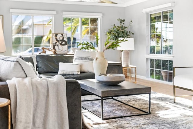 sunroom with a wealth of natural light