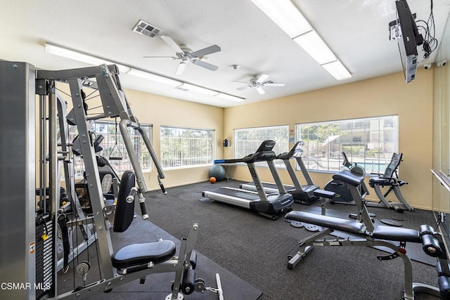 view of exercise room