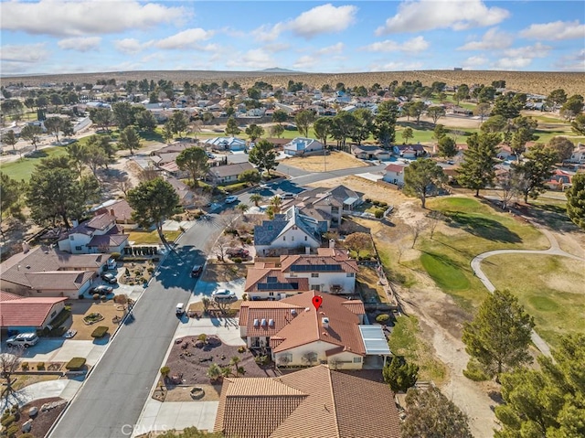 drone / aerial view featuring a residential view