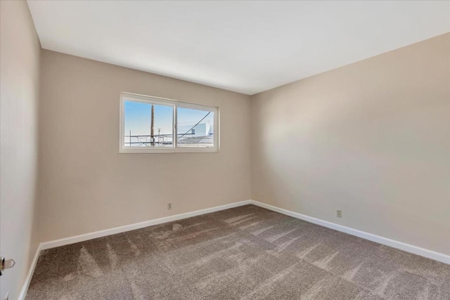 empty room with carpet floors