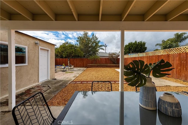 view of patio