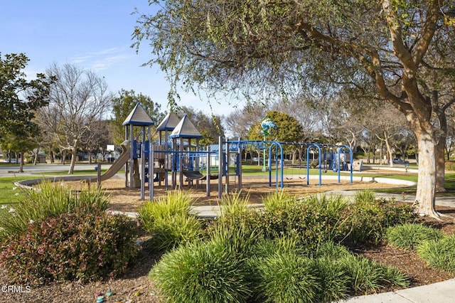 view of jungle gym