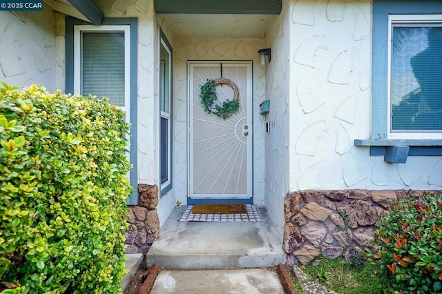 view of entrance to property